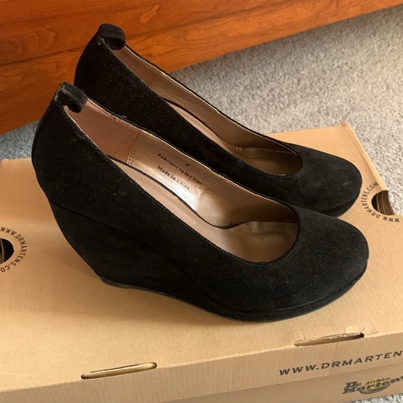 Suede platform wedges - Picture 3 of 4